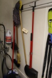 Brooms & Mop lot