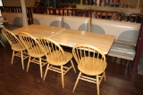 Table & Booths 2 tables & 3 single side booths 4 chairs