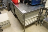 Stainless Table 48 X 30 X 35