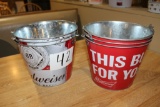 Budweiser Beer Buckets 6X the bid
