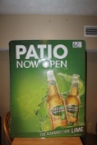 Bud Light Lime Metal Beer Sign