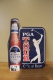 Michelob Ultra PGA Metal Beer Sign