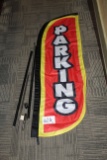 Parking Flag Sign