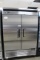 Migali 2-Door Stainless Refrigerator