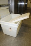 Large Plastic Tubs w/ lids