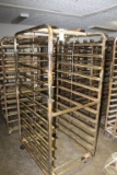 Double Sheet Pan Rack on Castors