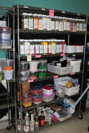 Metro Wire Shelf on Castors