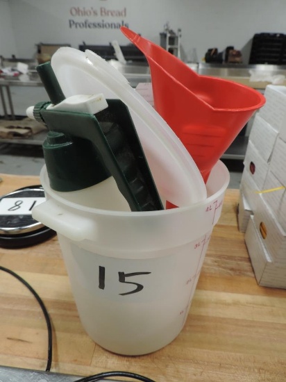 Funnel / Spray Bottle / Measuring Tub