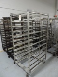 Double Sheet Pan Oven Rack on Castors