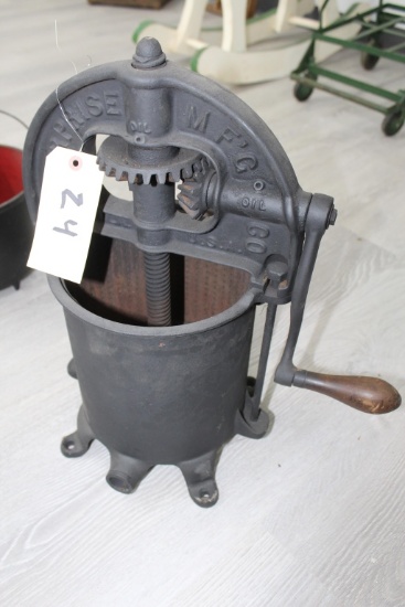Enterprise Mfg. Wine Press