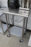 Stainless Table on Castors