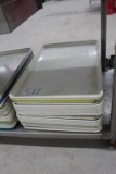 Stack of Plastic Trays