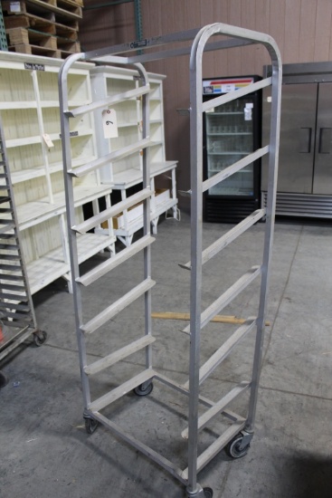 Slanted Bakery Rack on Castors