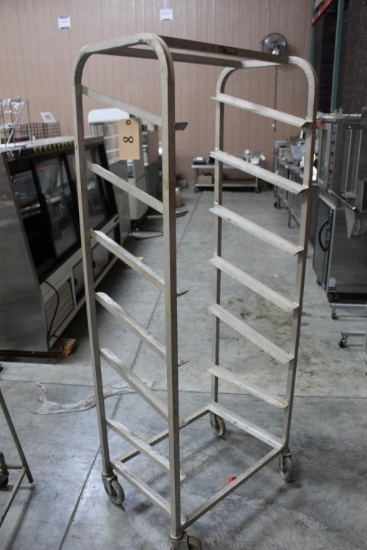 Slanted Backery Rack on Castors