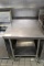 Stainless Table on Castors