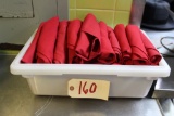 Tub of Wrapped Flatware