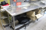 Stainless Table on Castors