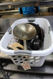 Basket of Utensils & Misc