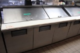 True Refrigerated Prep Table