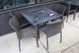 Outdoor Patio Table & 4 Chairs