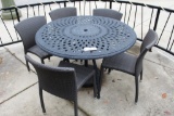 Outdoor Patio Table & 5 Chairs