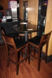 High Top Round Table & 4 Chairs