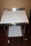 Stainless Table on Castors