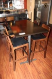 High Top Table & 4 Chairs