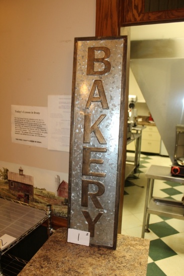 Metal Bakery Sign