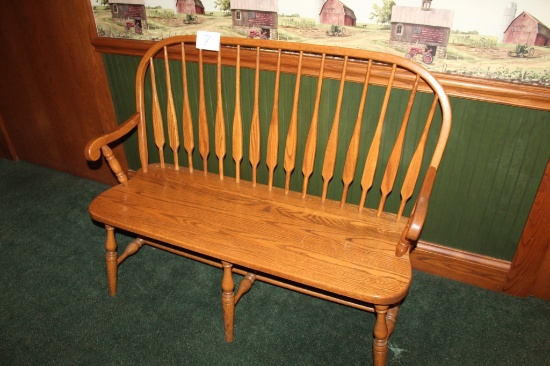 Amish Made Wooden Bench