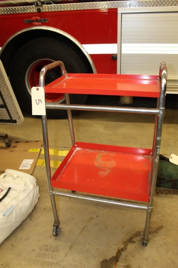 Metal Tool Cart on Castors