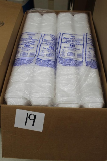 Hot Dog Foam Containers