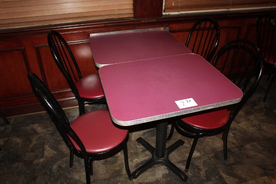 Two Tables & 4 Chairs
