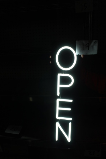 Lighted Open sign