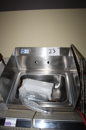 Stainless steal hand sink
