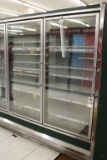 Hussmann Glass Door Refrigerator Unit