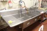 Stainless 4-Bay Sink