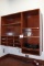 Wooden Desk & File Cabinets