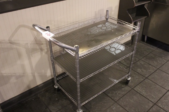 Metal 3 Tier Cart on Castors