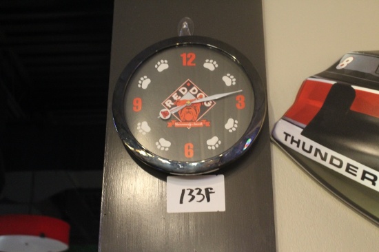 Red Dog Clock