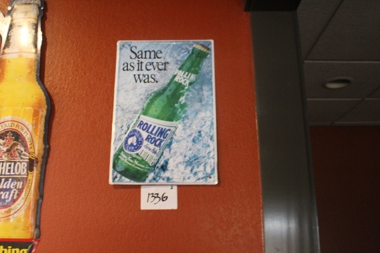 Rolling Rock Sign