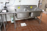 Stainless 2 Bay Wash Sink