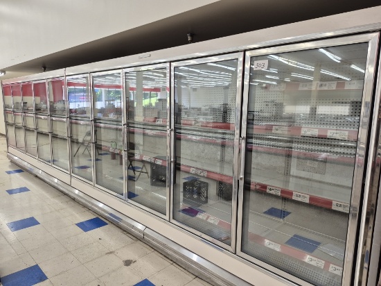 Hussmann 10 Door Refrigerated Case