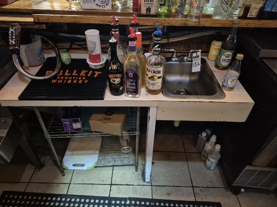 Sink Unit & Wire Shelving Unit