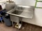 Single Compartment Stainless Steel Sink w/ Right Hand Drain Board