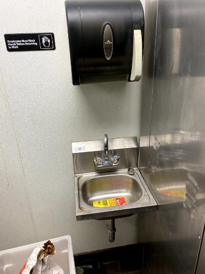 Stainless Steel Hand Sink & Towel Dispenser