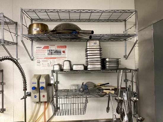 Stainless Steel Wall Shelves