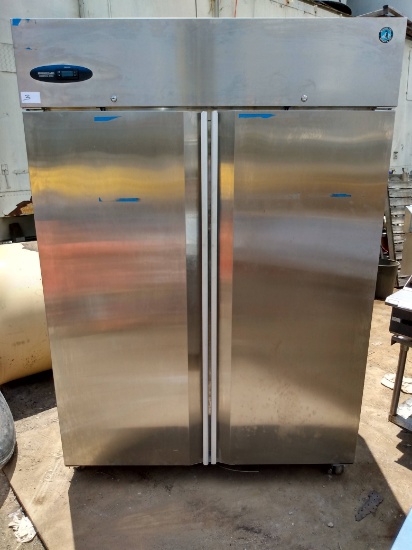 Hoshizaki Two Door Stainless Steel Freezer, Working When Removed!