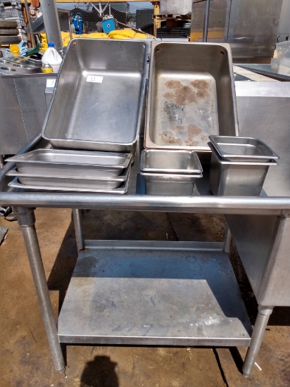 Assorted Stainless Steel Insert Pans