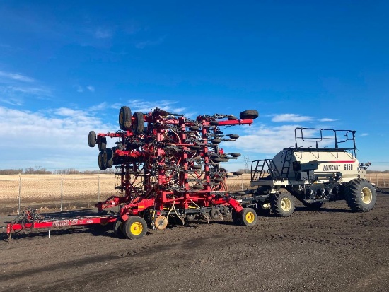 2017 Bourgault 3320-50PHD 50' Paralink Air Drill and Bourgault 6450-B air cart